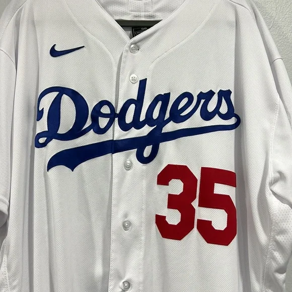 Men's Los Angeles Dodgers Cody Bellinger Nike White Home Authentic Player Jersey